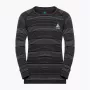 Odlo Set pitkä ACTIVE WARM ECO SET lasten alusvaatesetti, koko 104 cm, musta ja harmaa