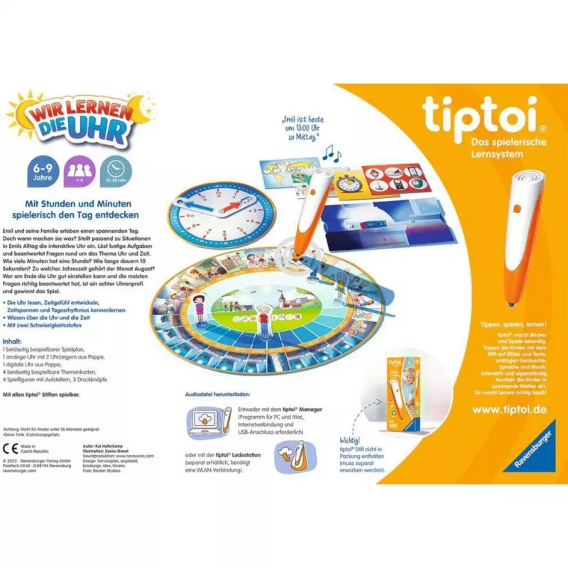 tiptoi 00126 lautapeli 15 min oppimispeli