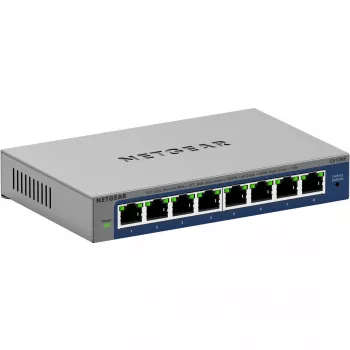 NETGEAR GS108Ev4 Unmanaged L2/L3 Gigabit Ethernet (10/100/1000) harmaa