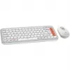 Logitech POP Icon Combo Bluetooth QWERTZ Swiss oranssi valkoinen hiiri