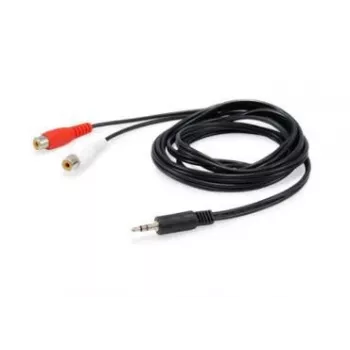 Equip 147093 audiokaapeli 250 m 2 x RCA 3,5 mm musta
