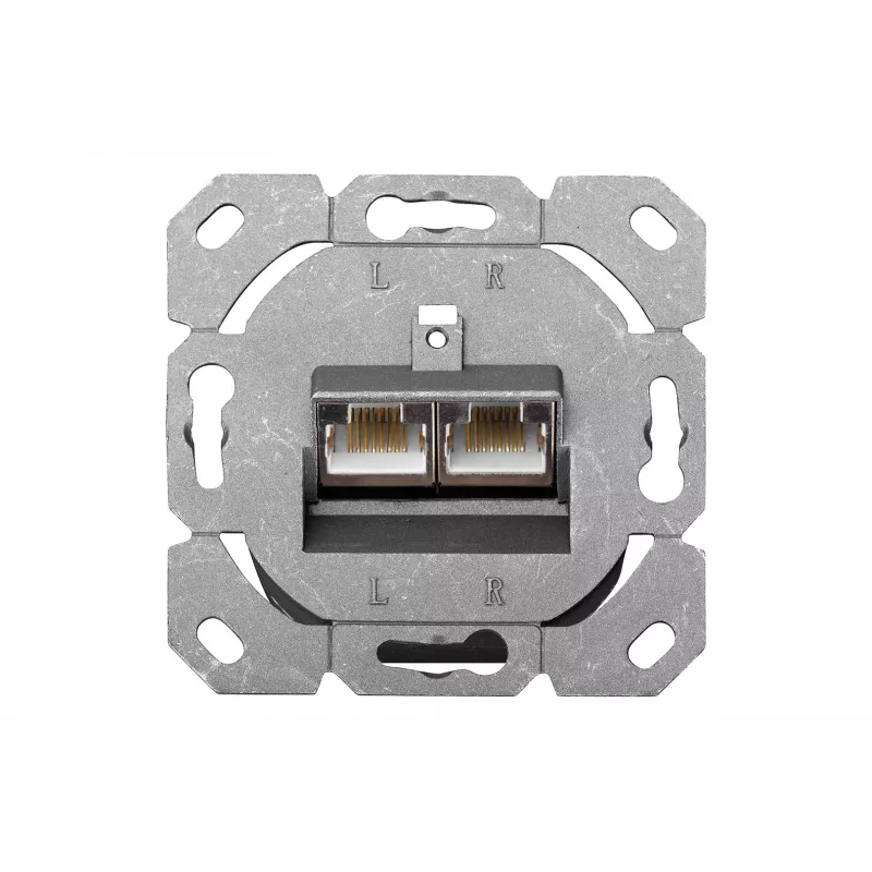Digitus DN-9006-N CAT 6, luokka E, suojattu pinta-asenteinen verkkorasia, valkoinen