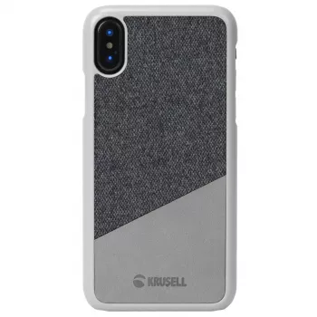 Krusell Tanum -suojakotelo iPhone X/XS 14,7 cm harmaa