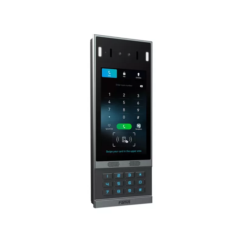 Fanvil i67 videopuhelin-ovipuhelin 2 MP 17,8 cm (7 inch) musta, harmaa