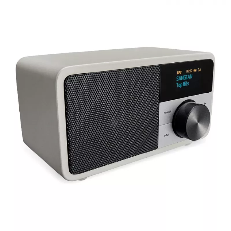 Pöytäradio Sangean DDR-7 Glacier Silver digitaalisella virittimellä ja Bluetoothilla