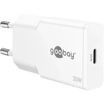 USB-C PD GaN ohut pikalaturi (30 W) (valkoinen)