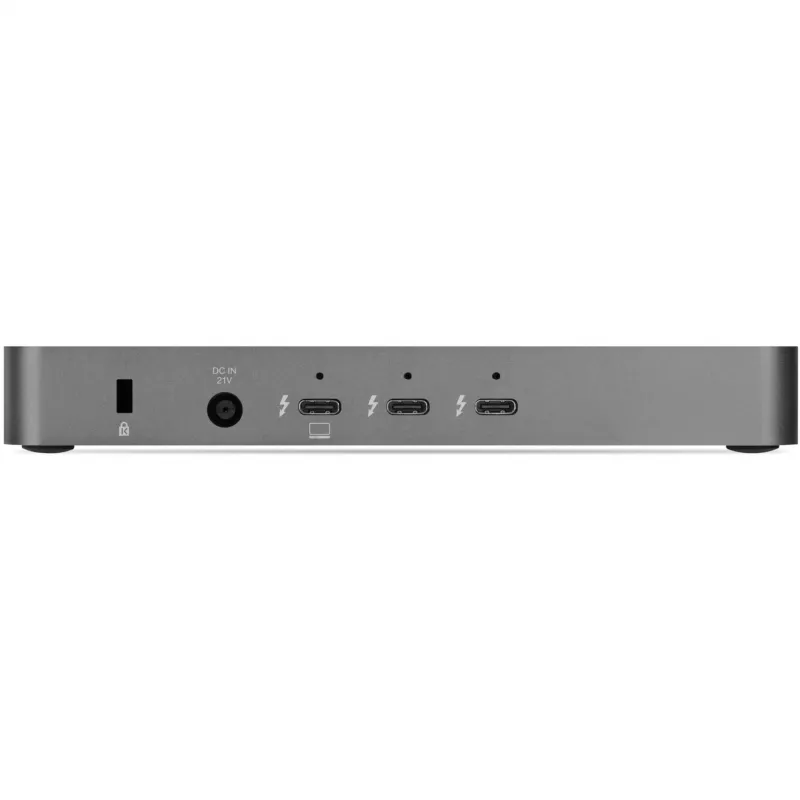 Thunderbolt 5 -keskitin, telakointiasema harmaa/musta, Thunderbolt 5, USB-A