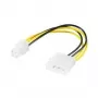 Wentronic Goobay sisäinen PC-virtakaapeli, 0,16 m - 5,25-liitin > P4-liitin (51362)
