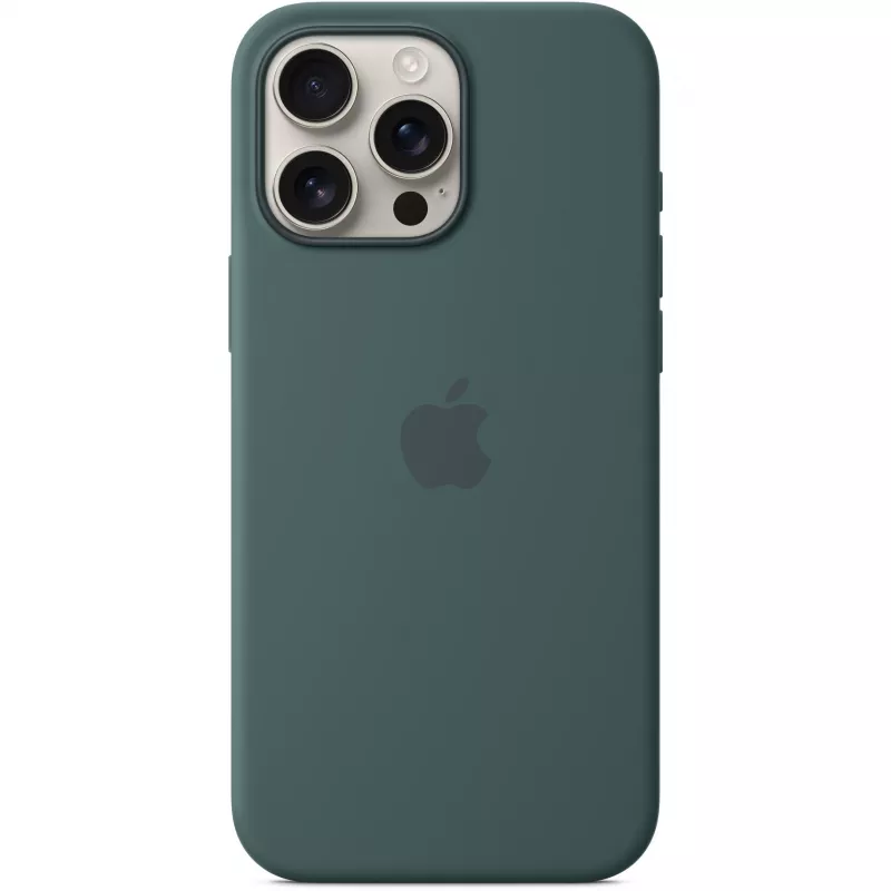 Silikonikotelo MagSafe-yhteensopiva iPhone 16 Pro Max - merenvihreä