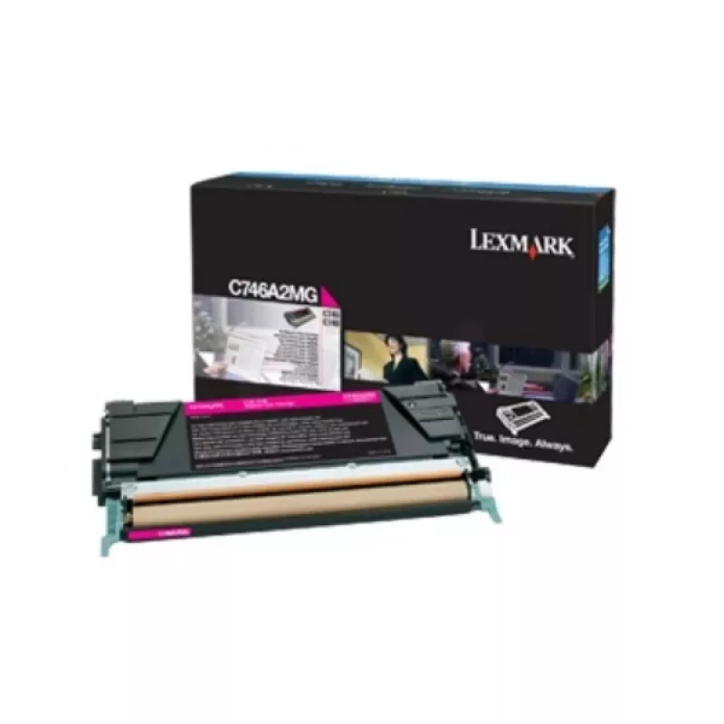 Värikasetti Lexmark C746A3MG alkuperäinen magenta