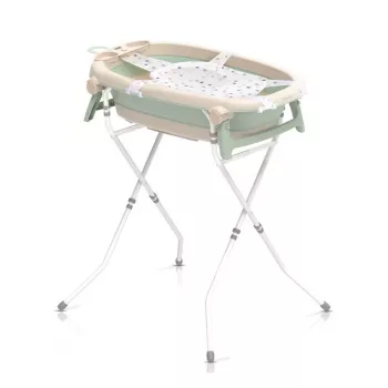 Vauvan amme neno LUCY STAND taitettava jalustalla, suorakaiteen muotoinen, 1 hylly, enintään 30 kg, valkoinen