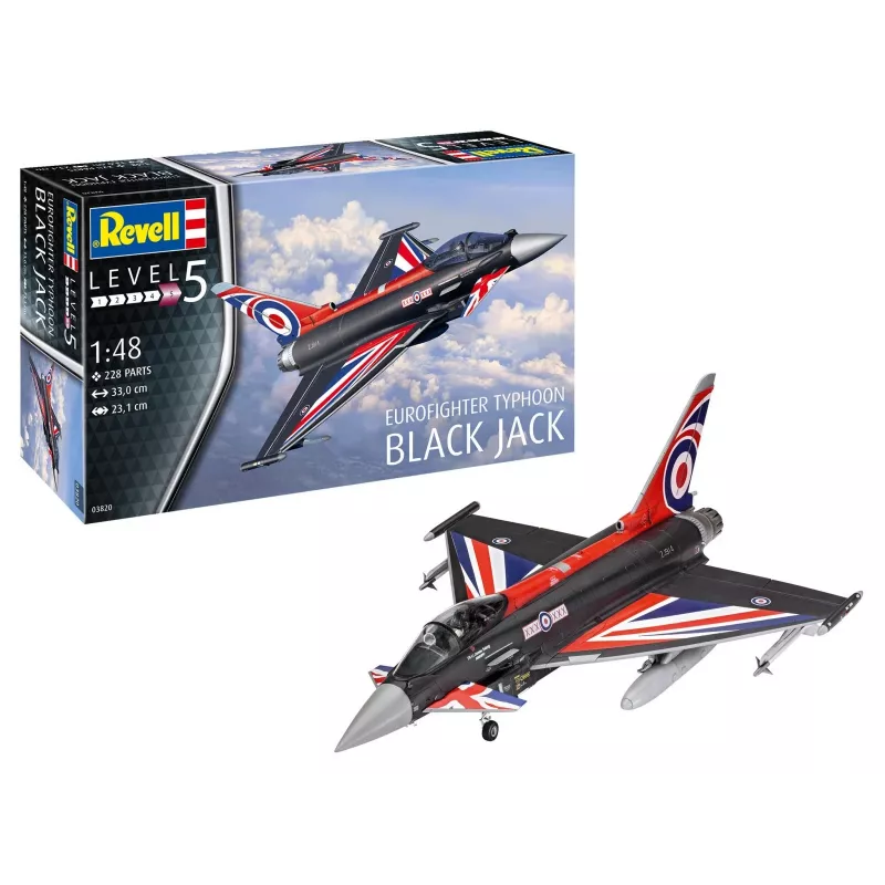 Muovimallisarja REVELL Eurofighter musta Jack 1:48