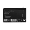 UPS-akku Green Cell AGM04 12V 7Ah suljettu lyijyakku (VRLA), musta, 1 kpl
