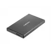 NATEC RHINO GO kotelo USB 3.0 2,5'' SATA HDD/SSD, musta alumiini