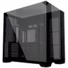 Lian Li O11 Vision Compact -PC-kotelopaketti + 3x UNI FAN SL-INF 120 Reverse Blade -tuuletinta - musta