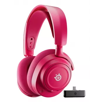 Headset STEELSERIES Arctis Nova 7X Wireless Gen 2 — langaton Bluetooth, korvan ympäri, panta, 20–20000 Hz, 325 g, magenta