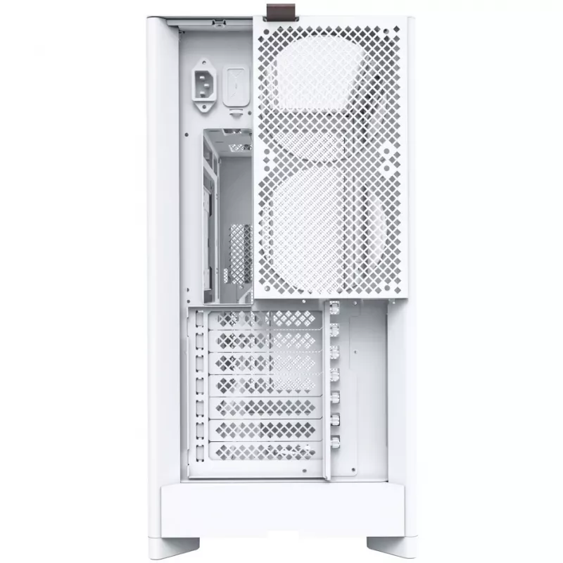 Tietokonekotelo Montech HS01 Tempered Glass ATX valkoinen