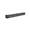 Extralink Gigabit PoE -injektori 16 portti 16x 1000Mb/s RJ45, rack-asennus