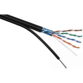 Verkkokaapeli Solarix SXKD-5E-FTP-PE-SAM RJ45 CAT5E 305 m musta