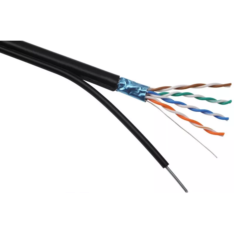 Verkkokaapeli Solarix SXKD-5E-FTP-PE-SAM RJ45 CAT5E 305 m musta