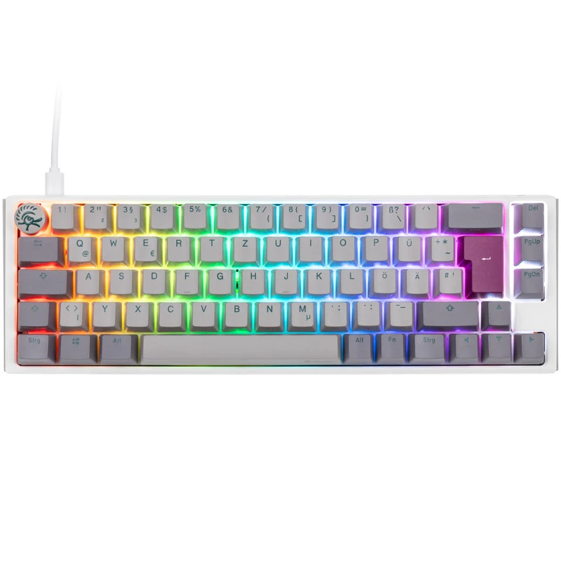 Ducky One 3 SF näppäimistö pelikäyttöön USB QWERTZ saksa harmaa