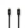 Nedis 2 m USB-C-kaapeli 4.0 Gen2x2, 240W, 20 Gbps (CCGB66020BK20)