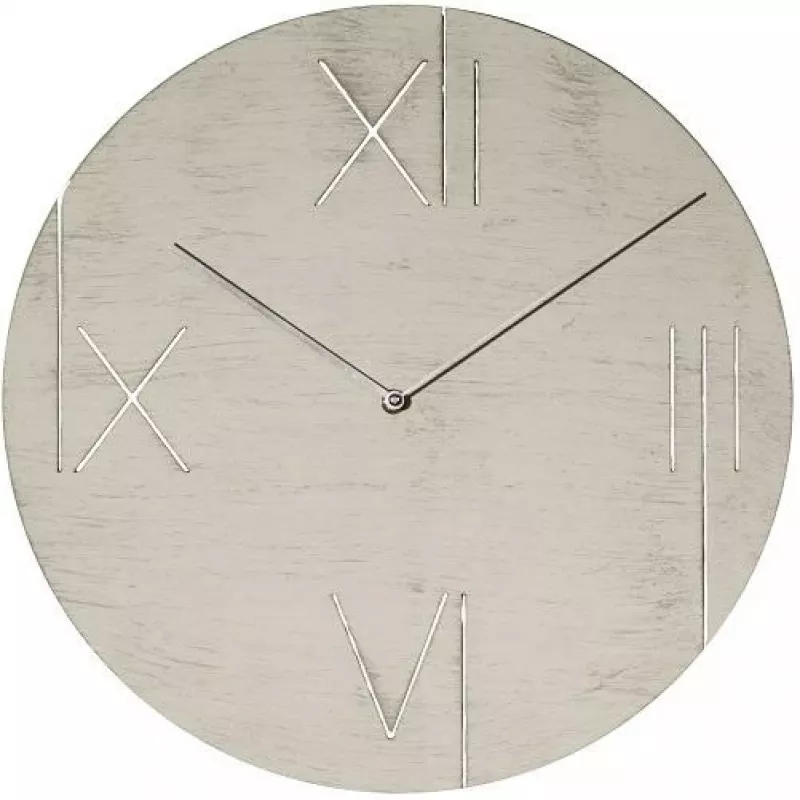 NeXtime kello 3104wi Galileo, Ø43 cm, seinäkello, vanha valkoinen