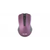 2,4 GHz optinen symmetrinen langaton hiiri, 3 painiketta, violetti