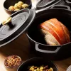 Valurautainen patapata Russell Hobbs 24 cm, musta