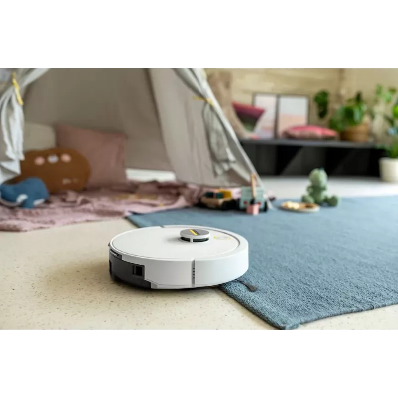 KÄRCHER RVC 3 Comfort valkoinen lattianpuhdistusrobotti ja latausasema