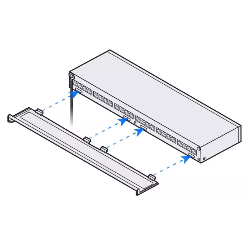 Ubiquiti UACC-ETH-SP-Panel-24 - Ethernet-ylijännitesuoja, rackmount-paneeli