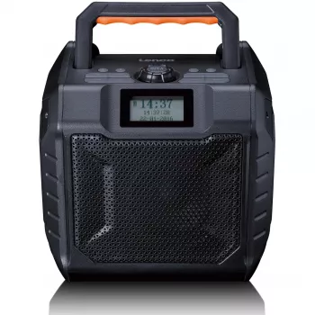 Kannettava digitaaliradio Lenco ODR-160GY harmaa FM/AM digitaalivirittimellä ja kompaktilla muotoilulla