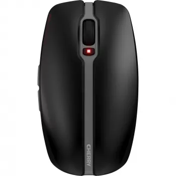 CHERRY Stream Desktop Recharge näppäimistö hiiri sisältyy yleismalli RF langaton AZERTY belgia musta