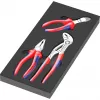 9780 vaahtomuovisisusta KNIPEX pihtisarja 1, 3-osainen musta/harmaa, Tool Rebel -työpöytävaunuun