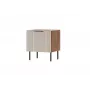 Yöpöytä Cama Meble ALMERA 50x42x44 cm, 2 kpl, pähkinä/cashmere, MDF ja lastulevy