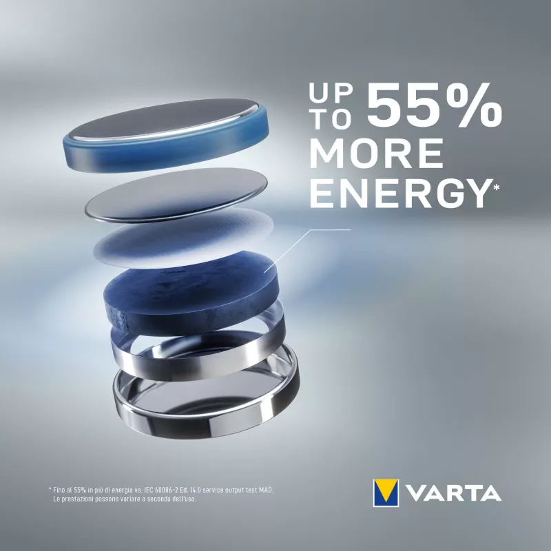 VARTA Electronics -paristo CR2016 litium 90 mAh 3V 2 kpl (06016101402)