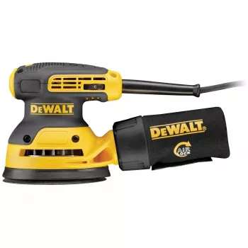 Epäkeskohiomakone DeWalt DWE6423-QS, 280 W, 8 000–12 000 OPM, 2,6 mm hiomaisku, 1,28 kg