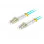 Kuitukaapeli LANBERG FO-LULU-MD31-0010-TQ 1 m OM3 LC–LC aqua