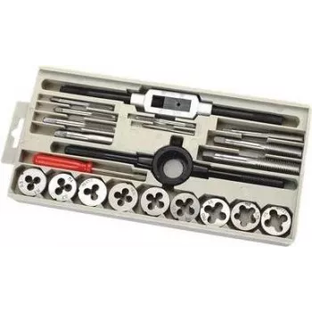 Kierteenleikkaussarja c.k tools T4032 — metriset kierteitysporat, 21-osainen