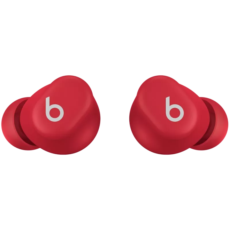 Beats Solo Buds - True Wireless -nappikuulokkeet - Transparent Red, malli A3151 A3150 A3152