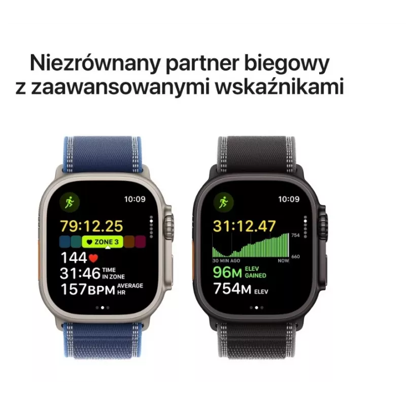 Älykello Apple Watch Ultra 3 GPS + Cellular 49 mm Black Titanium -kotelo Black Titanium Milanese Loop -rannekkeella Medium