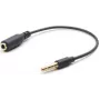 Audiokaapeli Gembird CCA-419 0,18 m 3,5 mm musta