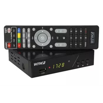 Maansisäinen HD-digitaali-TV-viritin WIWA H.265 PRO DVB-T/DVB-T2 — Full HD, H.265, HDMI, SCART, USB, tallennus