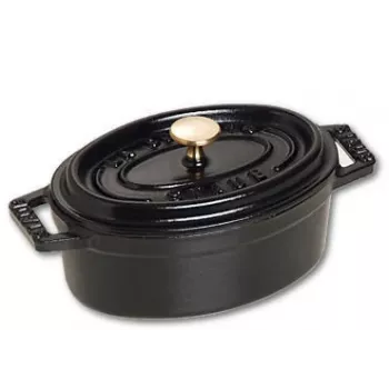 Yksittäinen valurautapannu Staub Minis – musta, 800 g