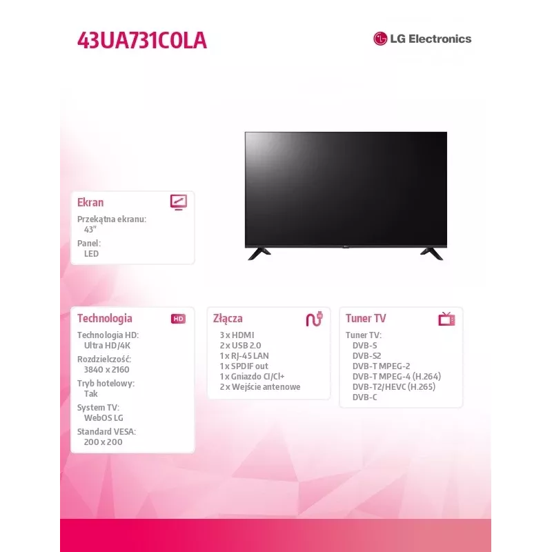 LED-televisio 43