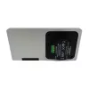 Shelly Wall Display X2 ohjauspaneeli, Wi-Fi, Bluetooth, hopea + BLU H&T norsunluunvärinen