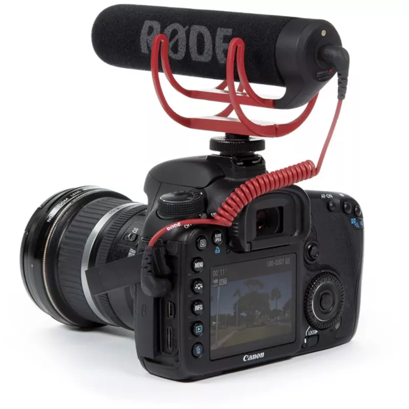 VideoMic GO, mikrofoni musta/punainen
