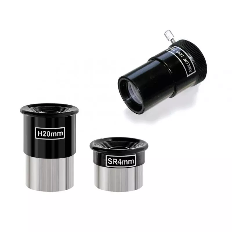 Reflektor Bresser Optics Solarix 18x musta hopea