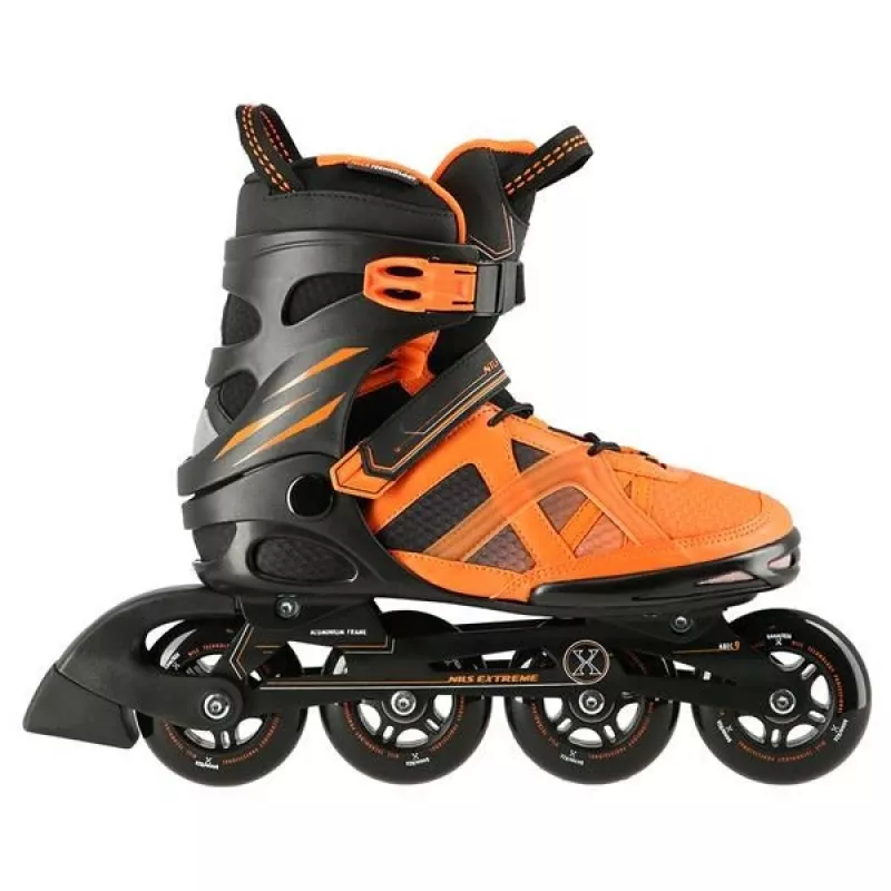 Inline-luistimet Nils Extreme NA14112 musta-oranssi KOKO 42
