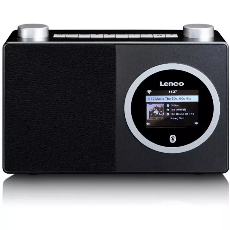 Lenco DIR-70 - verkkoaudiosoitin - 3 wattia (yhteensä) - musta (DIR-70BK)